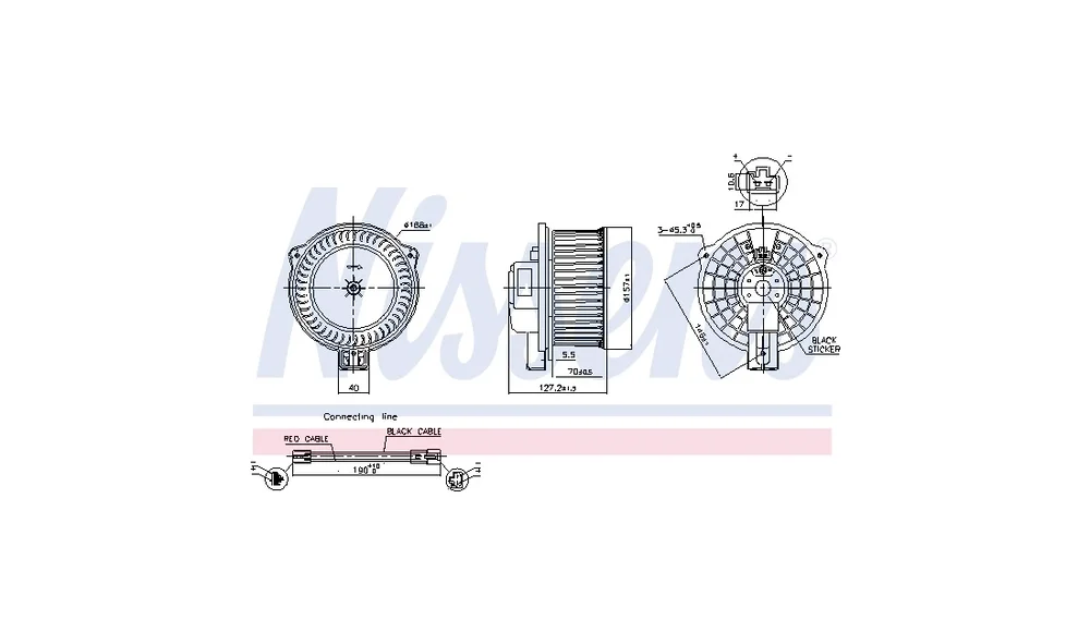 Kupévifte – 87630 – (Nissens) v:1529088 Kupévifte – 87630 – (Nissens) v:1529088