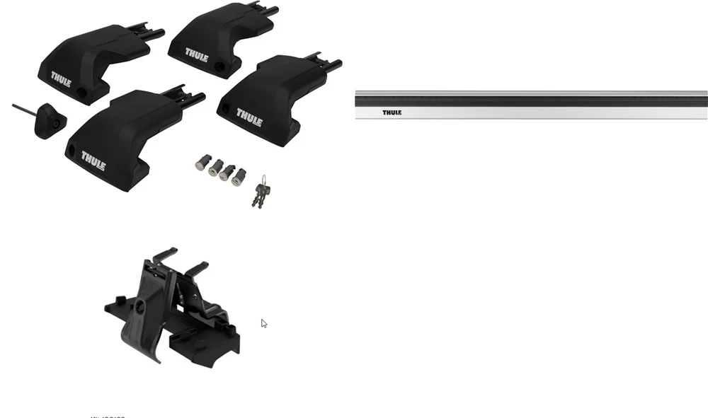 Tagbøjler, Thule WingBar Edge Grå v:4363235 Tagbøjler, Thule WingBar Edge Grå v:4363235