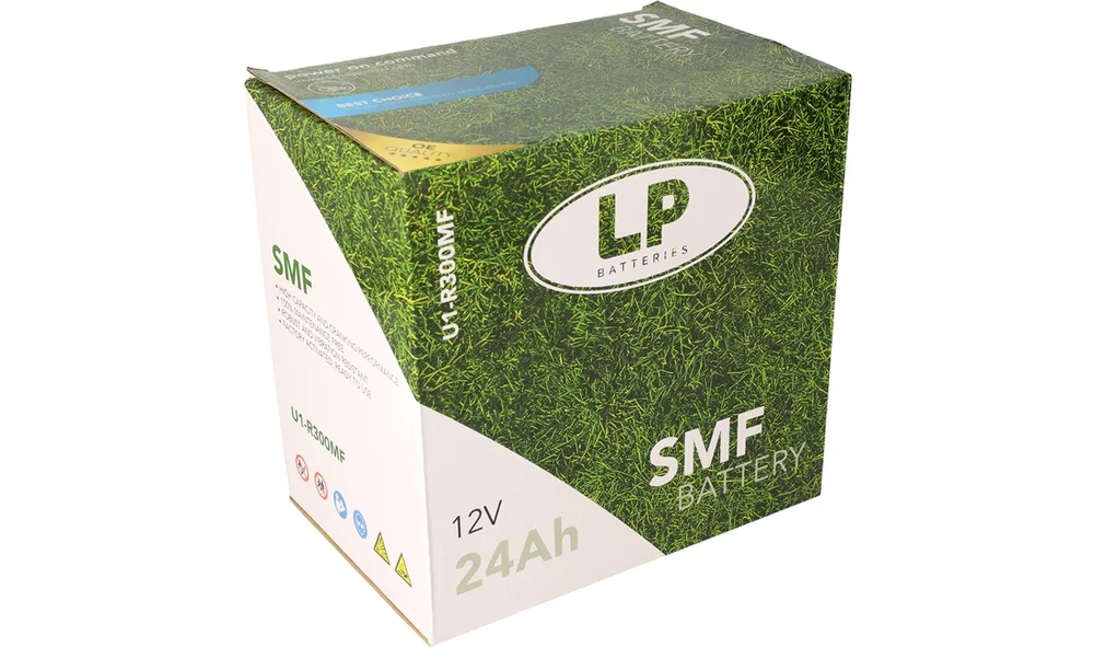 Batteri 12V-24Ah, U1-R300MF vedlfritt v:8877232