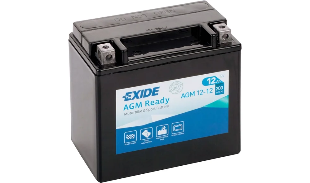 Exide batteri 12V-12Ah, GV650i 12< v:9453223
