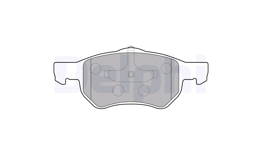 Bremsekloss Sett - LP1818 - (Delphi) v:9416474
