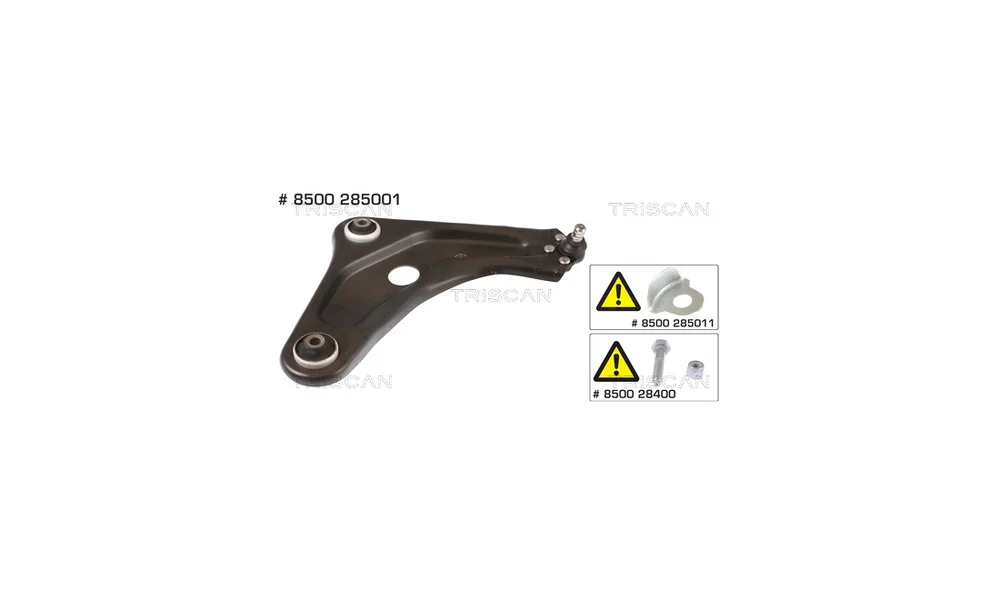 Bærearm, Hjuloppheng 8500 285001 (Trisca v:2266702
