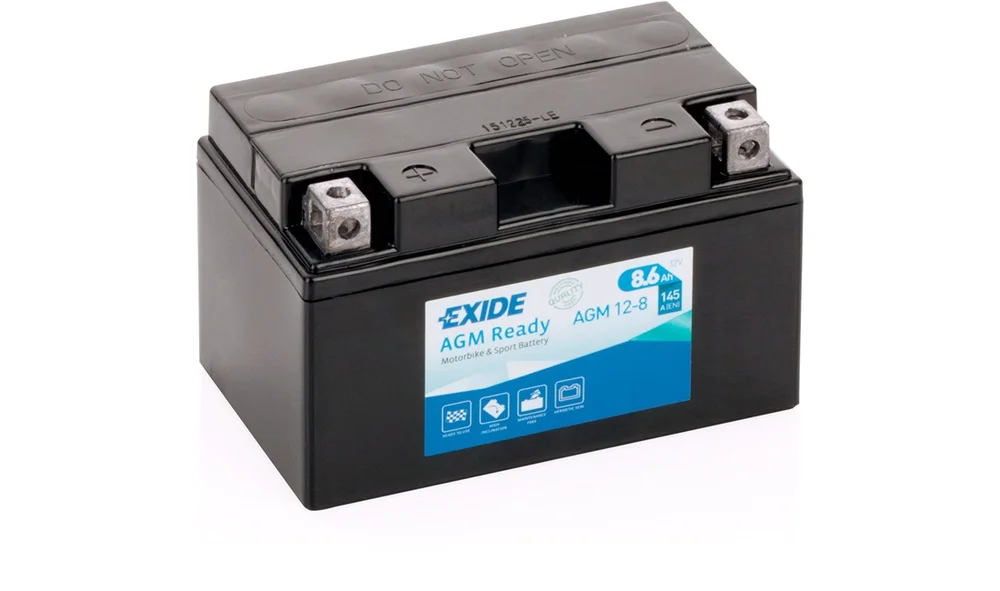 Exide batteri AGM12-8 12V-8,6Ah v:9674981