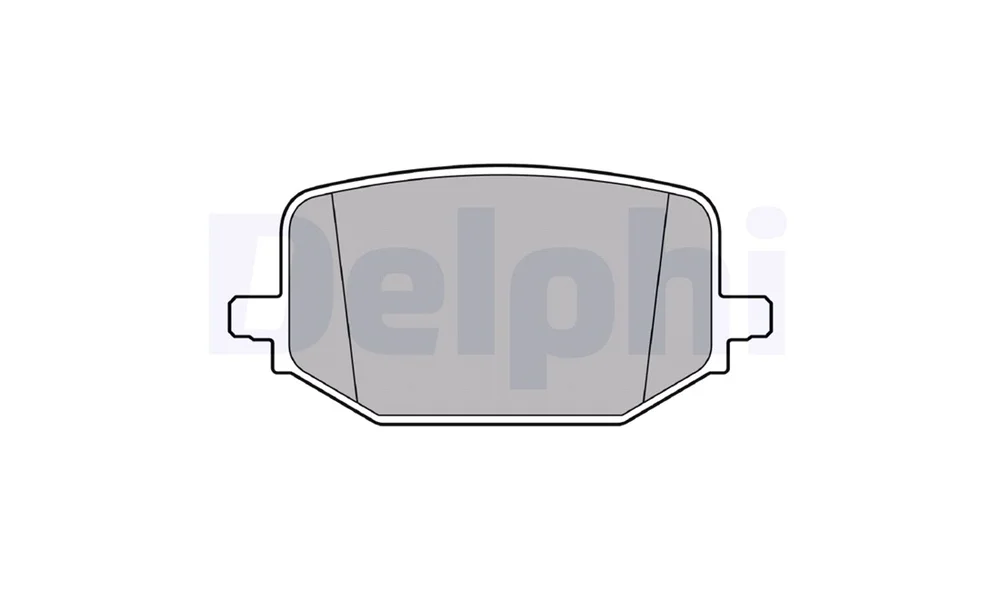 Bremsekloss Sett - LP3697 - (Delphi) v:6285877