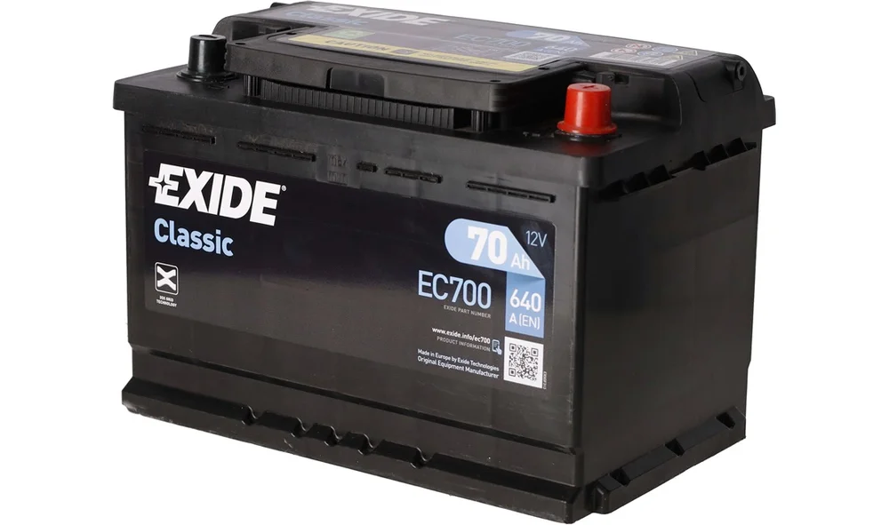 Batteri – EC700 – CLASSIC * – (Exide) v:3013665