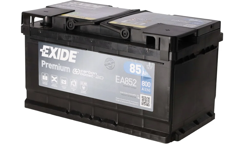 Batteri – EA852 – PREMIUM * – (Exide) v:2721642 Batteri – EA852 – PREMIUM * – (Exide) v:2721642
