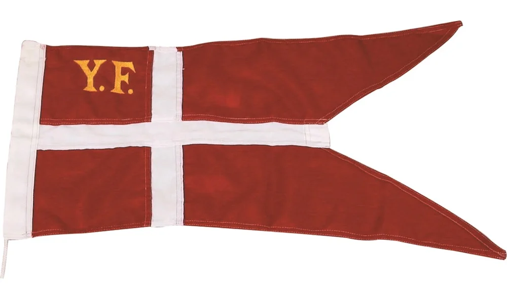 Yachtflag Danmark, 92×175 cm, sydd v:3790718