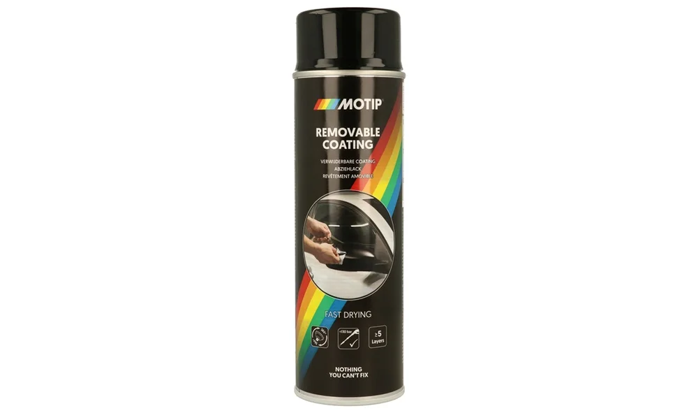 Motip Removable Coating Black 500ml v:4644045