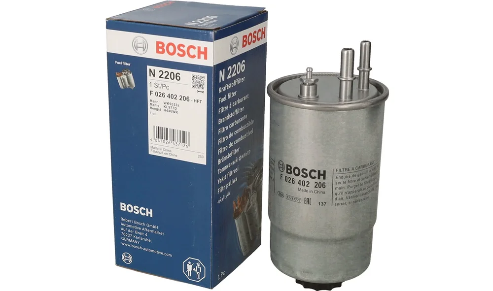 Drivstoffilter – F 026 402 206 – (BOSCH) v:2643971 Drivstoffilter – F 026 402 206 – (BOSCH) v:2643971