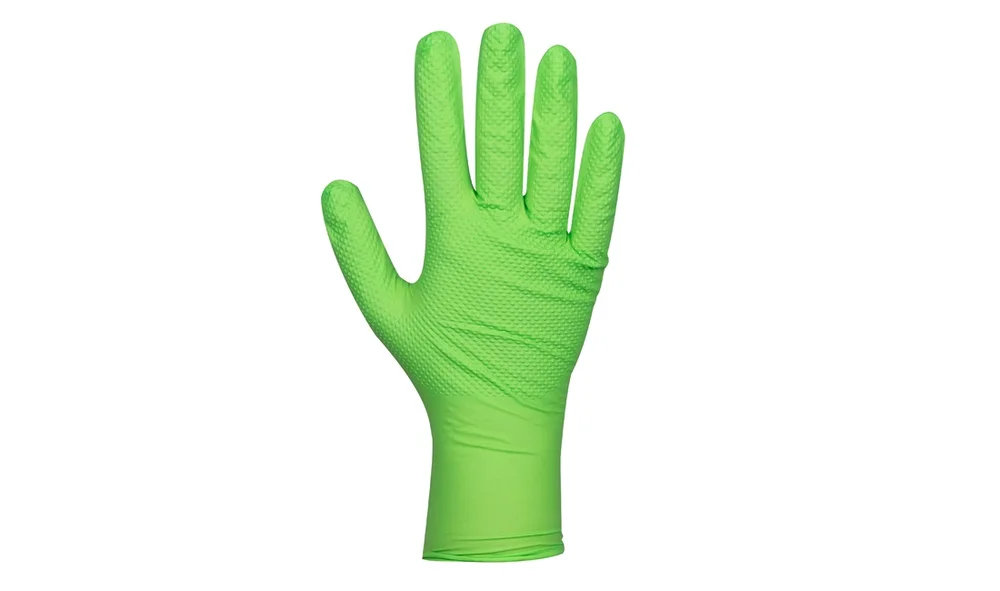 Nitrilhandsker 100 stk Grønn M Diamant v:1330748