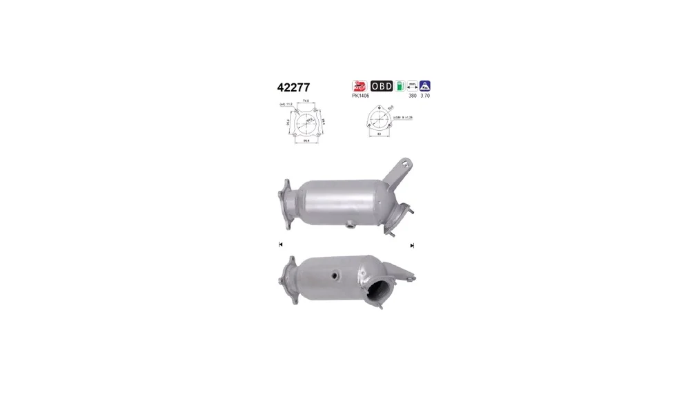 Katalysator – 42277 – (AS) v:8655325 Katalysator – 42277 – (AS) v:8655325