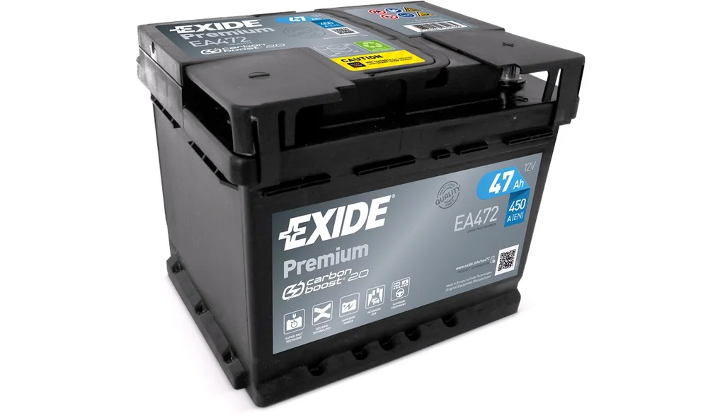 Batteri – EA472 – PREMIUM * – (Exide) v:1991557 Batteri – EA472 – PREMIUM * – (Exide) v:1991557