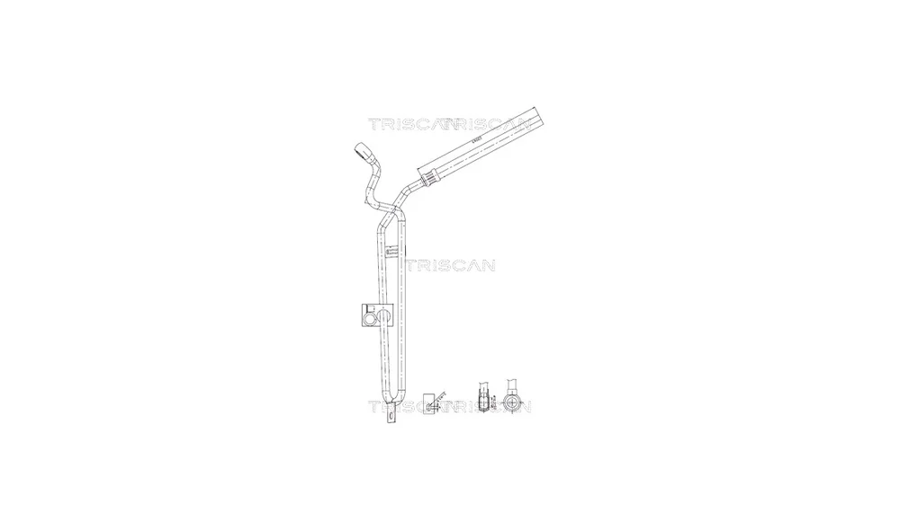 Hydraulikkslange, styring 8516 11031 (Tr v:6766915