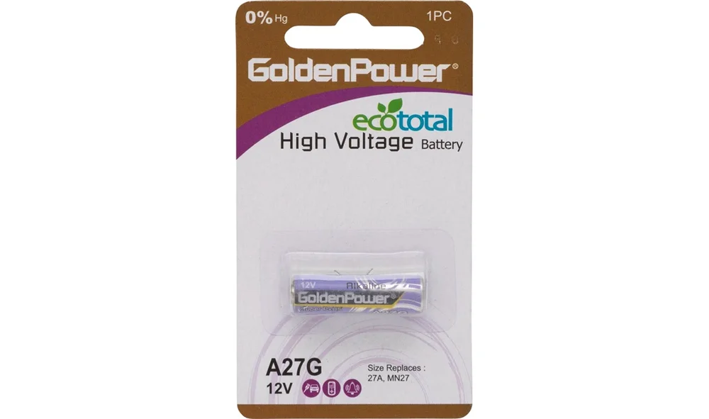 Alkaline batteri 27A Ø7, 7x28mm v:4289335