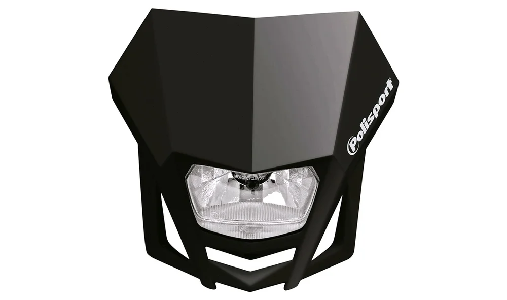 Polisport forlys med H4 halogen, sort v:5263585