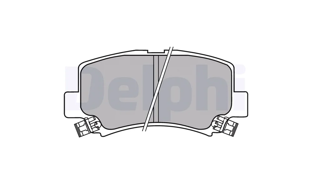 Bremsekloss Sett – LP1439 – (Delphi) v:4745262