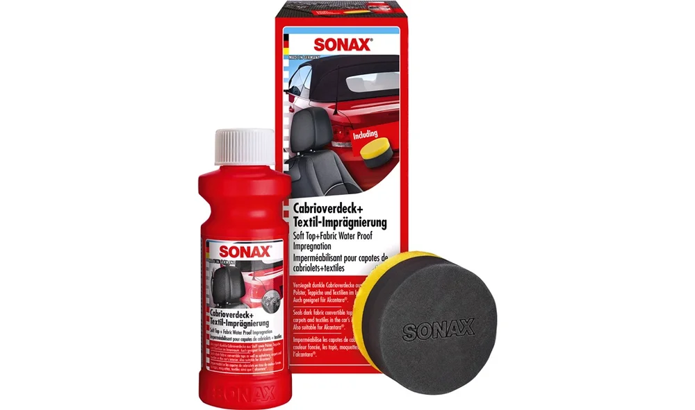 SONAX Cabrioletkalejse + Tekstilimpregne v:9701400