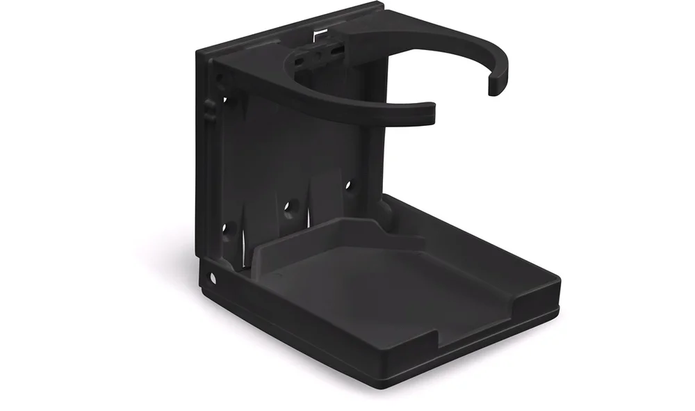 Koppholder plast justerbar, Sort v:3224590