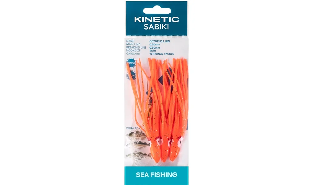 Takkel, Sabiki Octopus Red\/Glow v:9161699