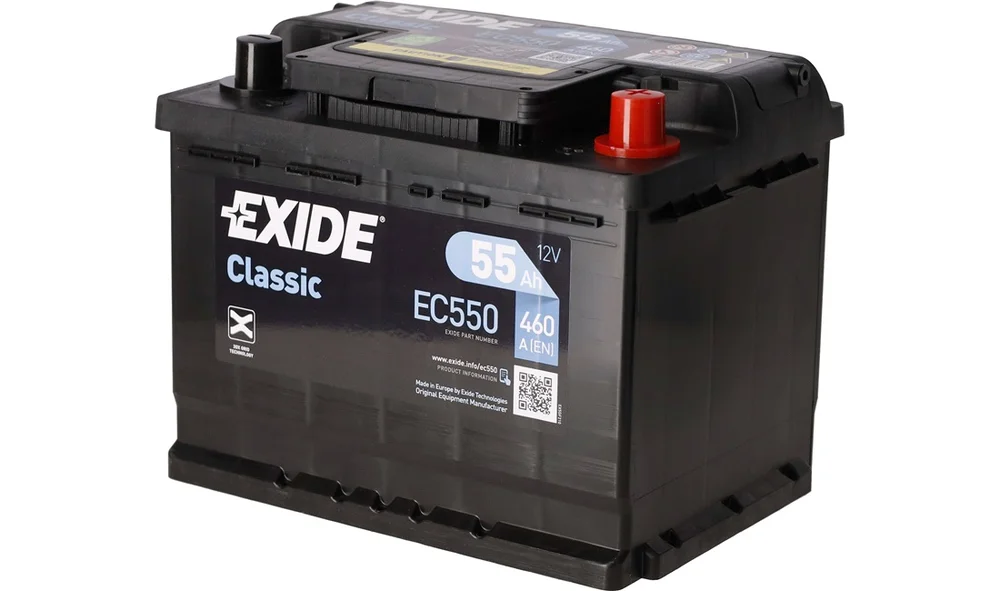 Batteri – EC550 – CLASSIC * – (Exide) v:361930