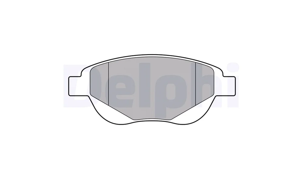 Bremsekloss Sett - LP3638 - (Delphi) v:8388876