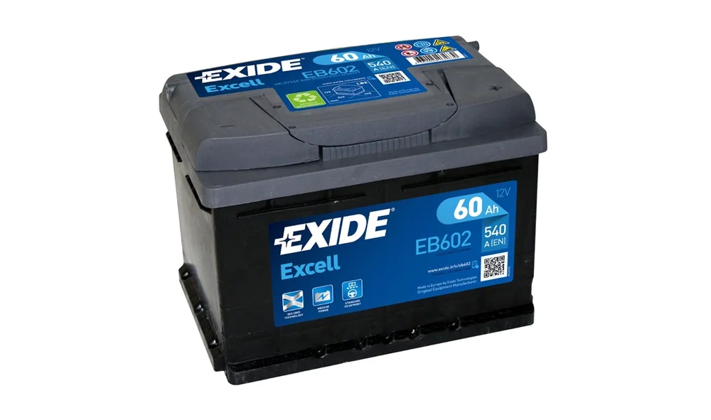 Batteri – EB602 – EXCELL ** – (Exide) v:1833880 Batteri – EB602 – EXCELL ** – (Exide) v:1833880