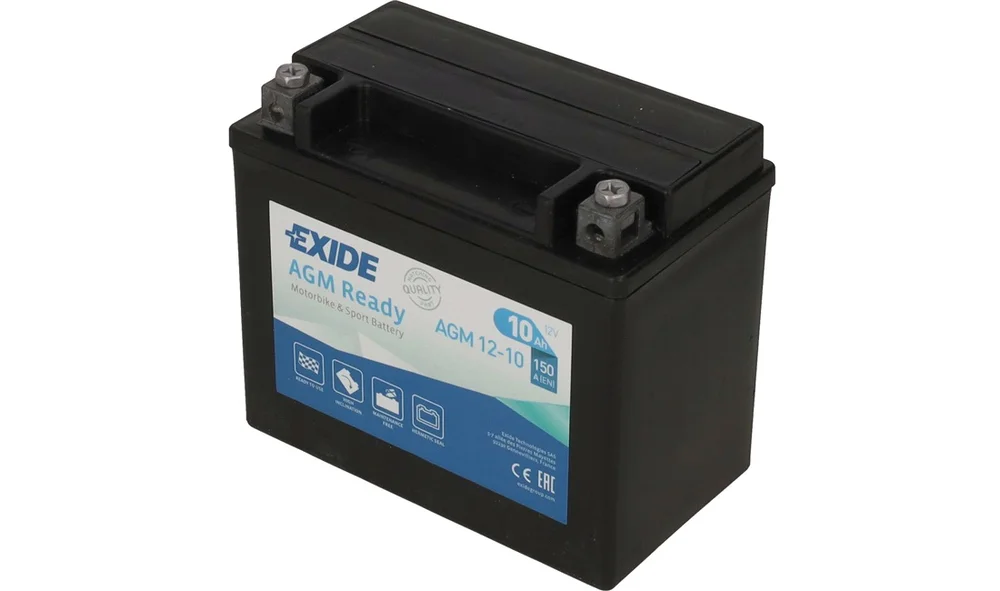 Exide batteri 12V-10Ah, ZR750 91-04 v:2589138
