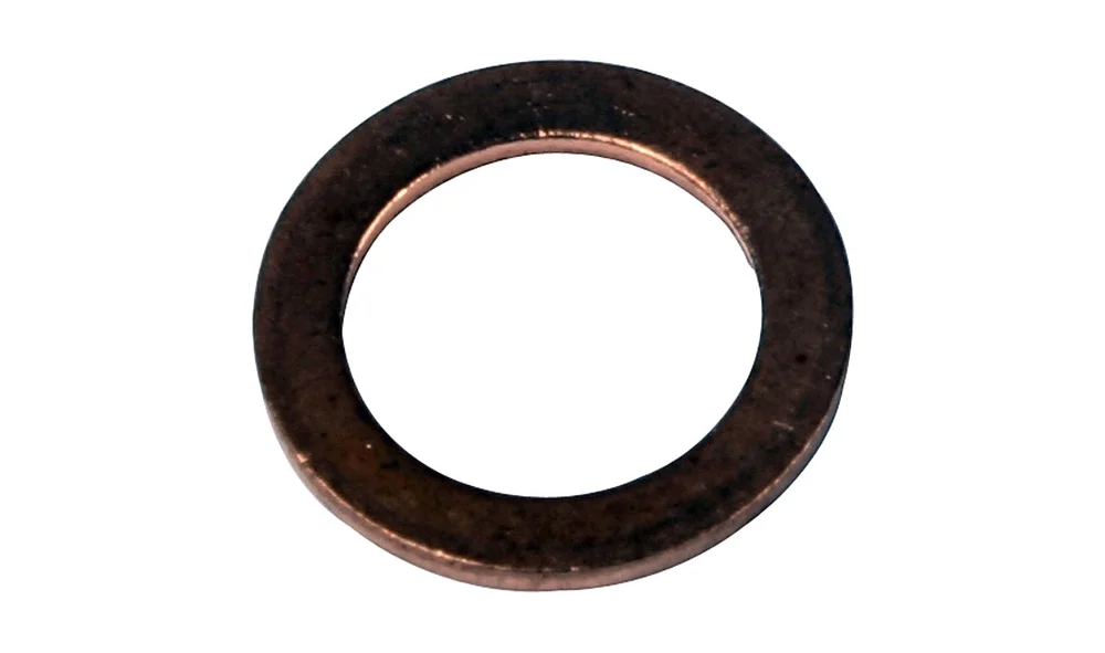 Kobberskive, 12×18 mm v:2579406