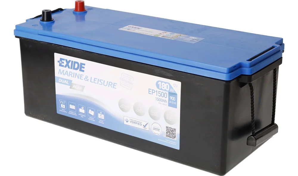 Batteri – EXIDE DUAL AGM v:8135100 Batteri – EXIDE DUAL AGM v:8135100