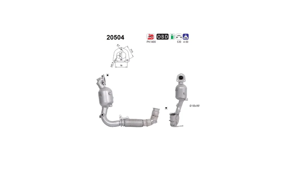 Katalysator – 20504 – (AS) v:3855943 Katalysator – 20504 – (AS) v:3855943