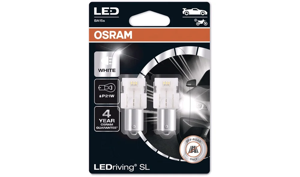 Pæresett LED Retrofit 12V P21W 6000K v:8986715