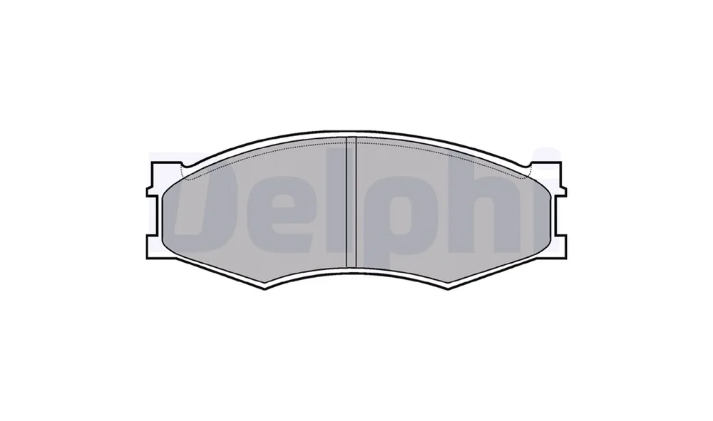 Bremsekloss Sett - LP358 - (Delphi) v:6188964