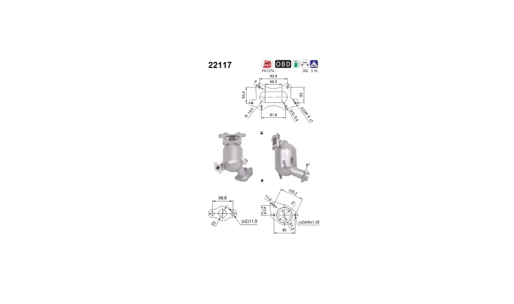 Katalysator – 22117 – (AS) v:2488459