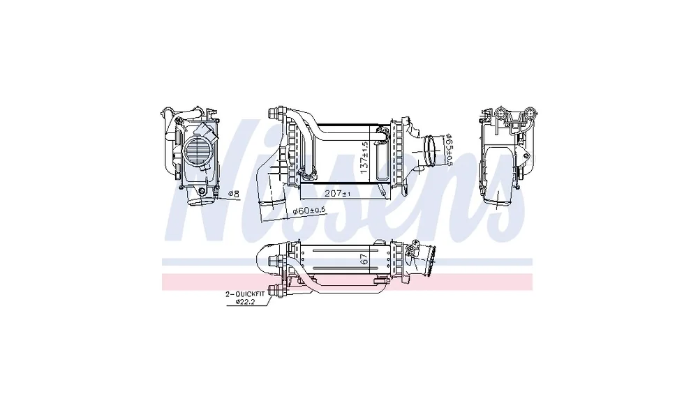 Intercooler 961455 ** FIRST FIT ** (Niss v:3324495 Intercooler 961455 ** FIRST FIT ** (Niss v:3324495