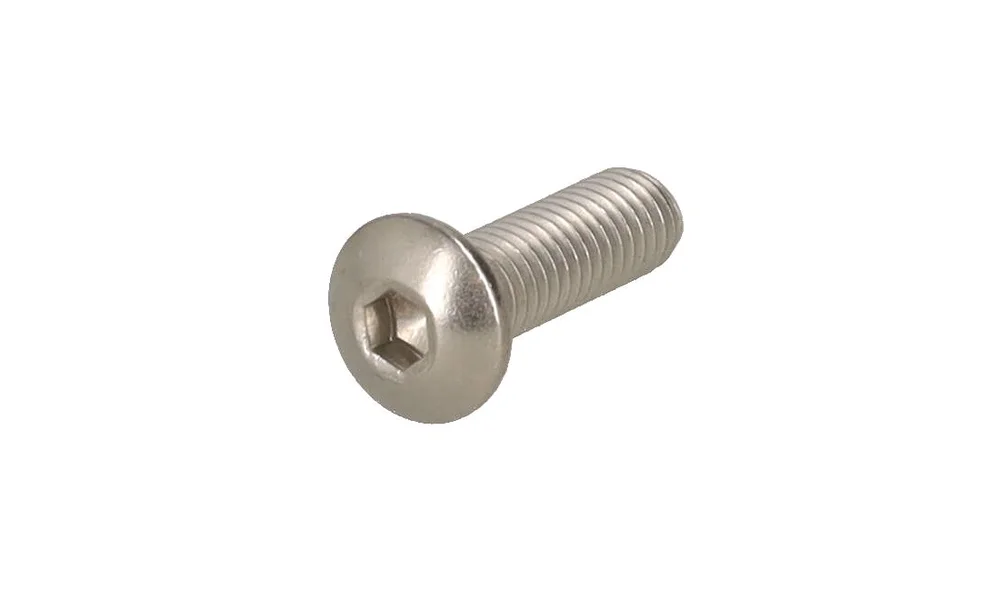 Unbracobolt M5X15mm rustfri rundt hode v:170737