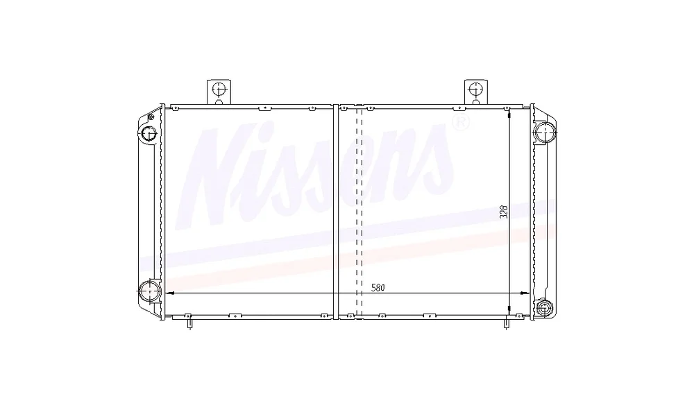 Radiator, Motorkjøling 64052 (Nissens) v:8640021