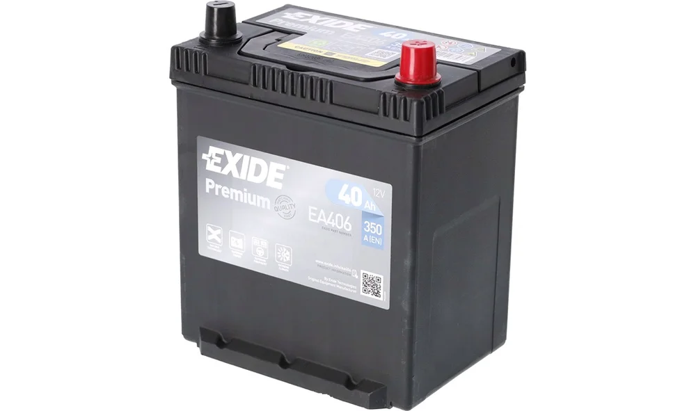 Batteri – EA406 – PREMIUM * – (Exide) v:1627857 Batteri – EA406 – PREMIUM * – (Exide) v:1627857