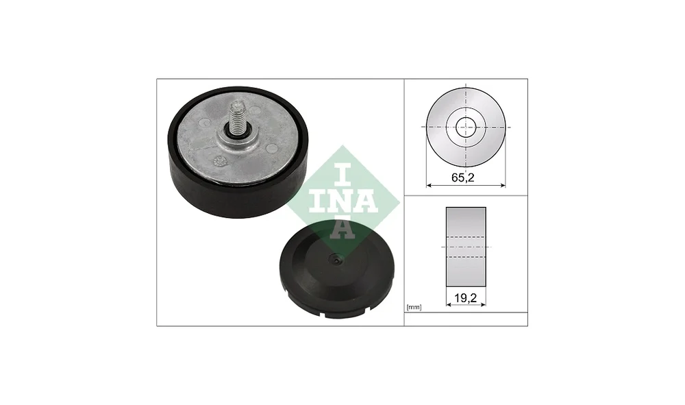 Løpehjul, Vifterem - 532 1142 10 - (INA) v:4941586